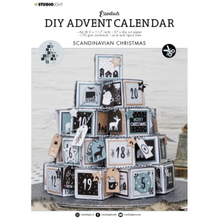 *** Studio Light - SCANDINAVIAN CHRISTMAS Advent Calendar - kreativní sada