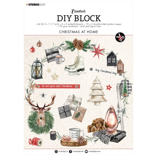 *** Studio Light - CHRISTMAS AT HOME DIY Block - kreativní sada