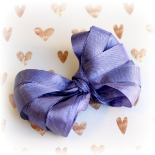 Seam Binding - PURPLE / PERIWINKLE (5 m) - hedvábná stuha