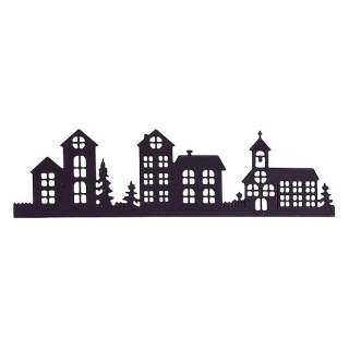 Dress My Craft - BUILDINGS IN A ROW - vyřezávací šablona