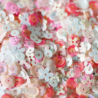 *** Dress My Craft - SEQUIN MIX / PINK PIGGY - flitry