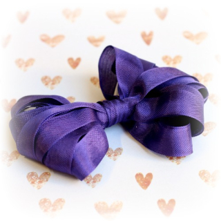 Seam Binding - PURPLE / PURPLENITE (5 m) - hedvábná stuha