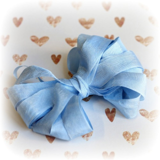 Seam Binding - BLUE / QUEEN BLUE (5 m) - hedvábná stuha