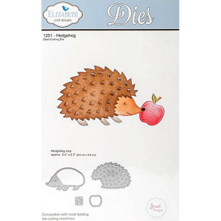 *** Elizabeth Craft - HEDGEHOG - vyřezávací šablony