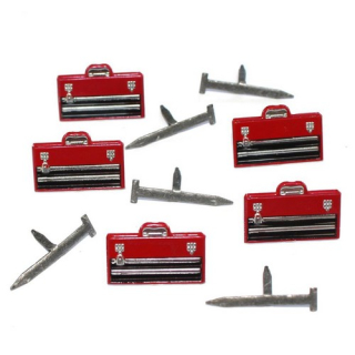 Eyelet Outlet - TOOL BOX Brads - ozdobné svorky