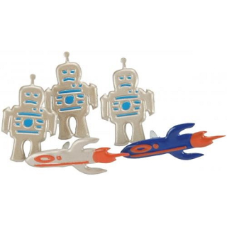 Eyelet Outlet - ROBOTS Brads - ozdobné svorky