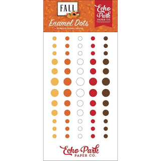*** Echo Park - FALL Enamel Dots - enamelové tečky
