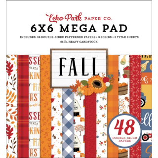 *** Echo Park - FALL Mega Pad 6x6 - scrapbookové čtvrtky