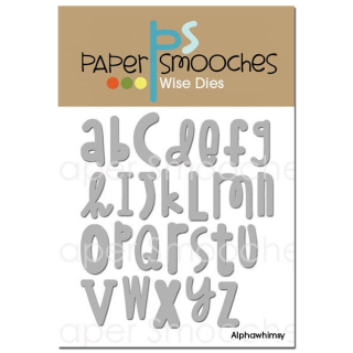*** Paper Smooches - ALPHAWHIMSY - vyřezávací šablony