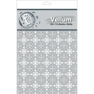 * Fynmark - VELLUM / DOILY A4 - pergamenový papír (12 ks)