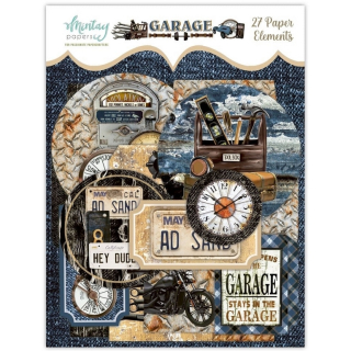 Mintay - GARAGE Element Die-Cuts - papírové výřezy