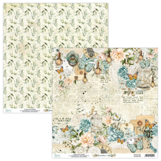 *** Mintay - GRANDMA´S ATTIC / 02 - scrapbooková čtvrtka