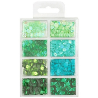 Craft Medley - SEQUINS / GREEN - flitry