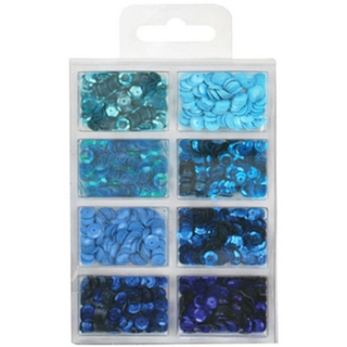 Craft Medley - SEQUINS / BLUE - flitry