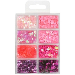 Craft Medley - SEQUINS / PINK - flitry