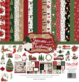 Echo Park - GNOME FOR CHRISTMAS Collection Kit - kompletní sada