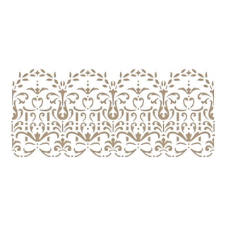 Spellbinders - HOTFOIL STAMP / LACE FRIPPERY - kovové razítko