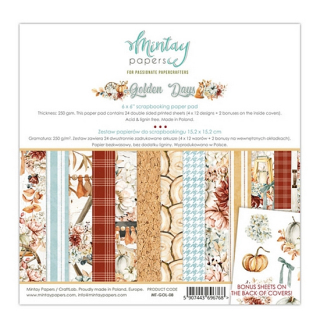 *** Mintay - GOLDEN DAYS 6x6 - scrapbookové čtvrtky