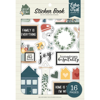 *** Echo Park - GOOD TO BE HOME Sticker Book - samolepky (1/2 sady)