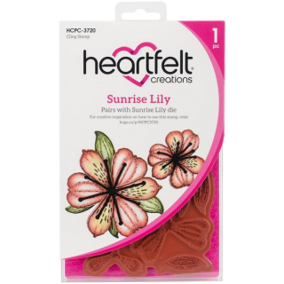 * Heartfelt Creations - SUNRISE LILY - cling razítko