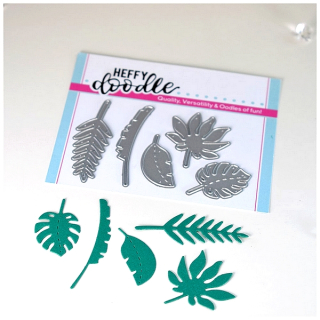 Heffy Doodle - AMAZONIAN LEAVES - vyřezávací šablony