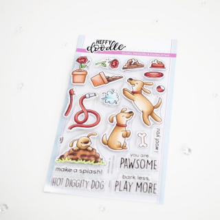 Heffy Doodle - HOT DIGGITY DOG - razítka a šablony