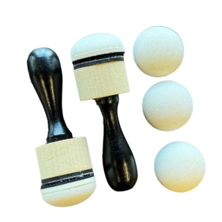 HobbyGros - DOMED INK BLENDING TOOL (2 ks) - pěnový aplikátor