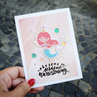 Pretty Papers - HANDMADE PŘÁNÍ / NAROZENINY - originální ručně vyrobené přání