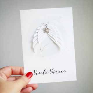 Pretty Papers - HANDMADE PŘÁNÍ / VÁNOCE - originální ručně vyrobené přání