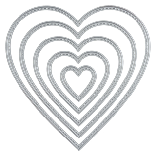 Knorr Prandell - STITCHED HEARTS - vyřezávací šablony