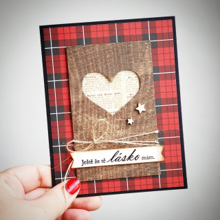 Pretty Papers - HANDMADE PŘÁNÍ / Z LÁSKY - originální ručně vyrobené přání