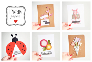 Pretty Papers - KREATIVNÍ DÁRKOVÁ SADA - materiál pro výrobu přáníček