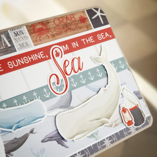 Pretty Papers - CESTOVNÍ ALBUM / BY THE SEA - originální a ručně vyrobené