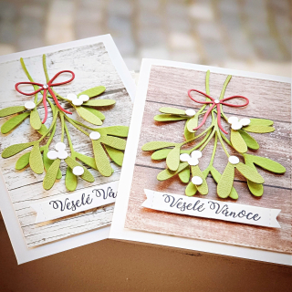 Pretty Papers - VÁNOČNÍ PŘÁNÍ / SVĚTLÉ DŘEVO - originální a ručně vyrobené