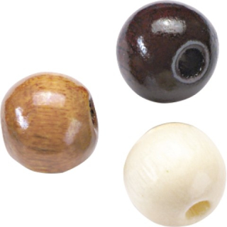 Knorr Prandell - WOODEN BEADS / BROWN - dřevěné korálky (4 mm, 165 ks)