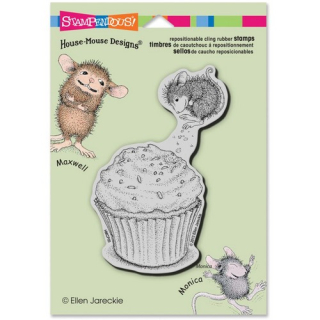 *** Stampendous - HOUSE MOUSE / CUPCAKE JUMP - cling razítko
