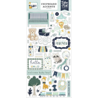 *** Echo Park - IT´S A BOY Chipboards - kartonové výřezy