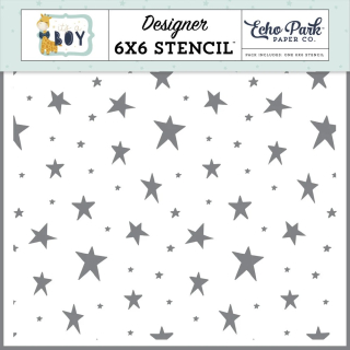 *** Echo Park - IT´S A BOY / UNDERNEATH THE STARS 6x6 - šablona / maska