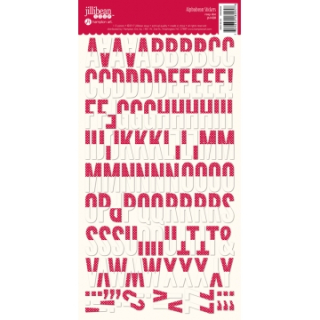 *** Jillibean Soup - ALPHABEANS / ROSY DOT - samolepicí písmenka