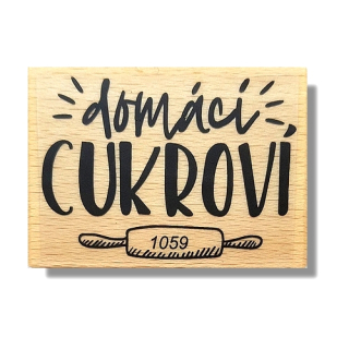 Keta (1059) - DOMÁCÍ CUKROVÍ - dřevěné razítko