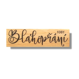Keta (1081) - BLAHOPŘÁNÍ - dřevěné razítko