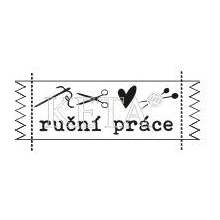Keta (501) - RUČNÍ PRÁCE / ŠTÍTEK - dřevěné razítko