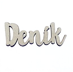 Keta (N048) - DENÍK - kartonový nápis