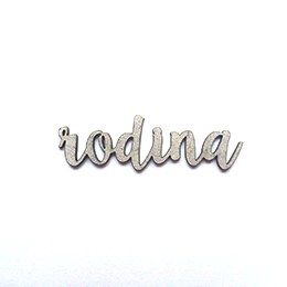 Keta (N061) - RODINA - kartonový nápis (malý)