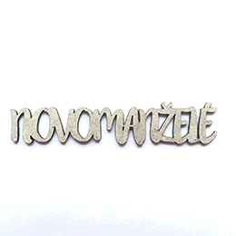 Keta (N065) - NOVOMANŽELÉ - kartonový nápis