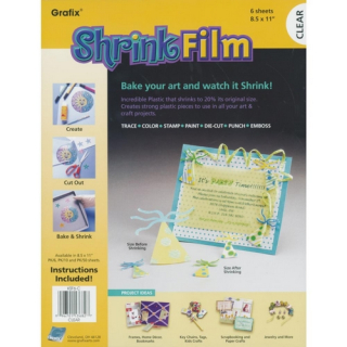 Grafix - SHRINK FILM / CLEAR - smršťovací fólie