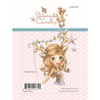 * Little Darlings - SATURATED CANARY / SPRING FAWN - silikonové razítko