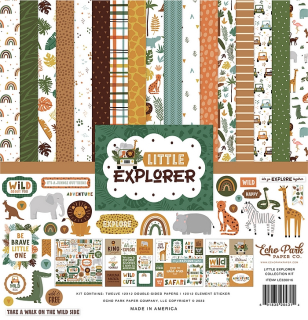 Echo Park - LITTLE EXPLORER Collection Kit - kompletní sada