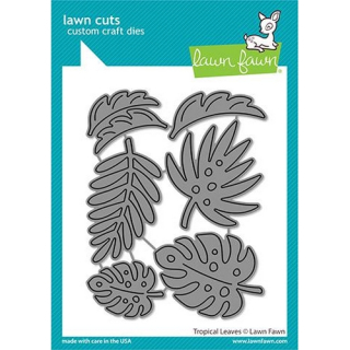 *** Lawn Fawn - TROPICAL LEAVES - vyřezávací šablony