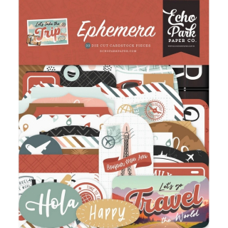 Echo Park - LET´S TAKE THE TRIP Ephemera - papírové výřezy